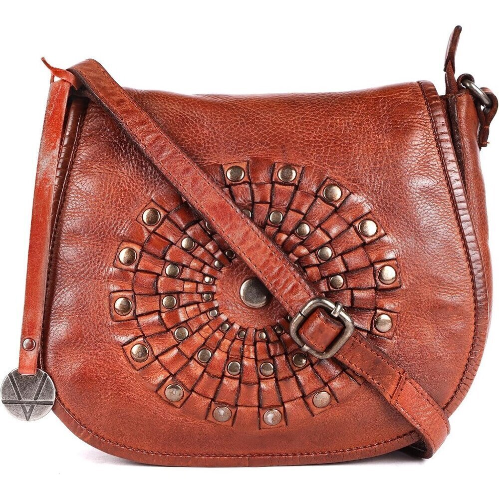 Leather Crossbody Bag for Women Compact Stylish Durable Office Casual